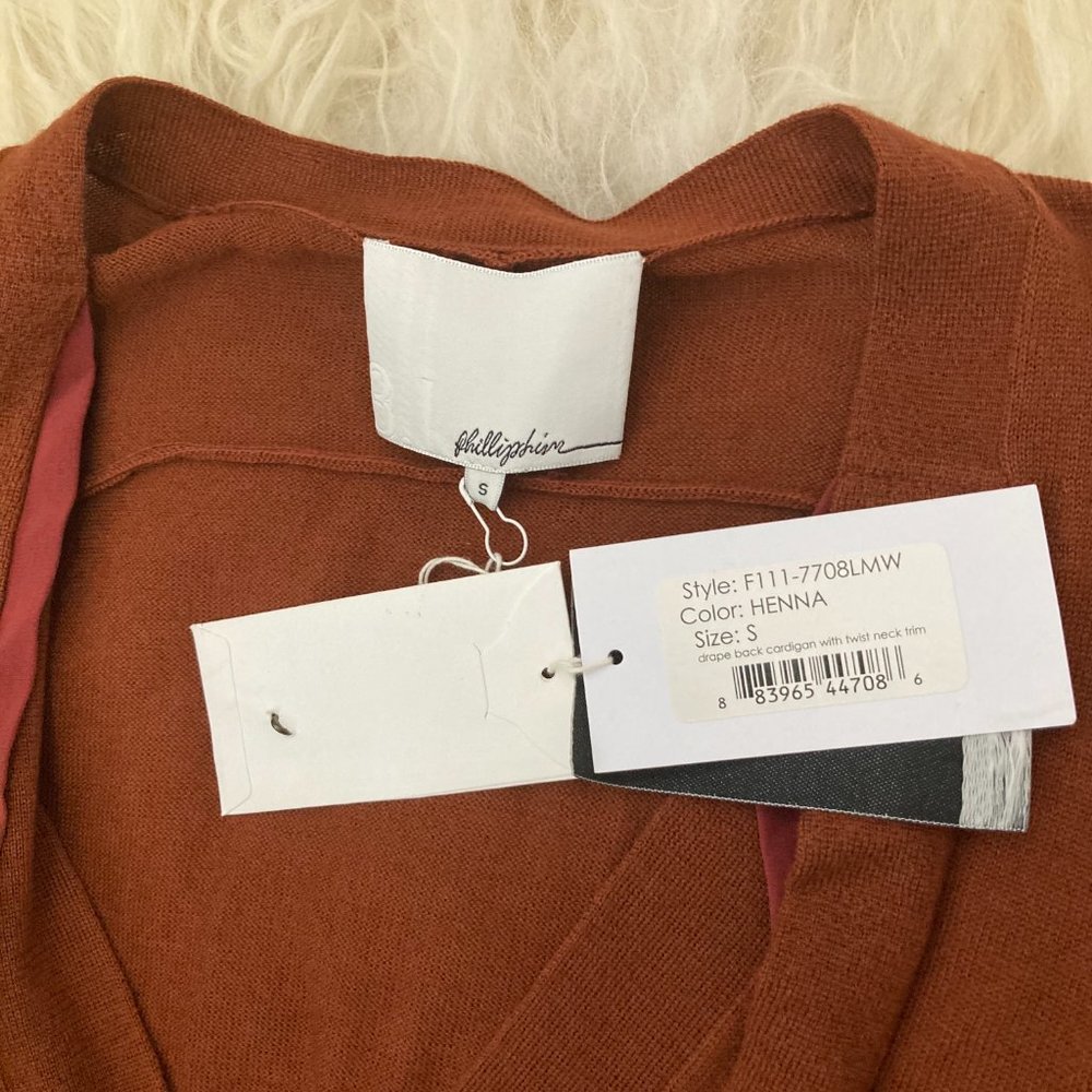 3.1 PHILLIP LIM Merino Wool V-Neck Sweater - Picture 8 of 12
